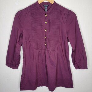 Banana Republic Burgundy Blouse, Size S